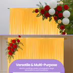 100GSM Ice Silk Photography Backdrop (No Swag) - Gold