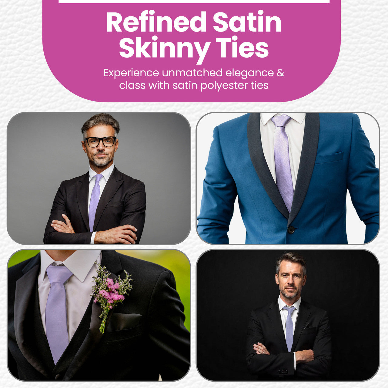 Lilac Purple Neck Tie