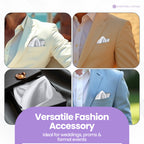 Pocket Square Handkerchief - Silver