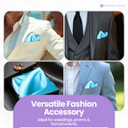 Pocket Square Handkerchief - Aqua