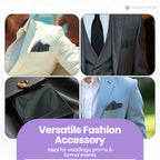 Pocket Square Handkerchief - Dark Grey