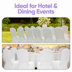 Premium Spandex Chair Cover - White