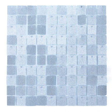 30x30cm Glitter Finish Sequin Wall Panel - Glitter Silver