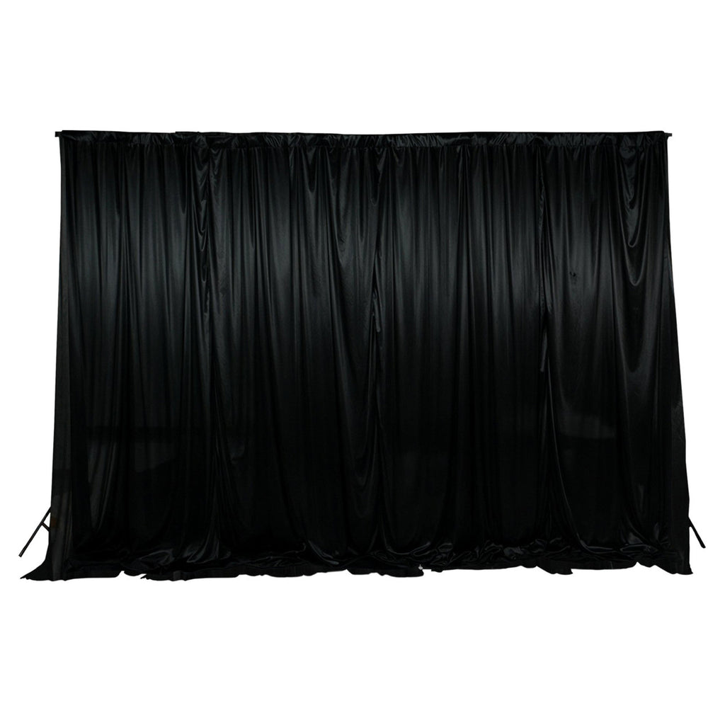 100GSM Ice Silk Photography Backdrop (No Swag) - Black