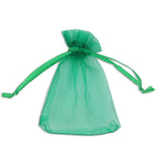 Organza Bags - 7cm x 9cm - 100pcs - Dark Green