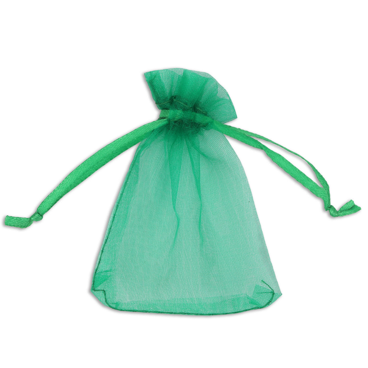 Organza Bags - 7cm x 9cm - 100pcs - Dark Green