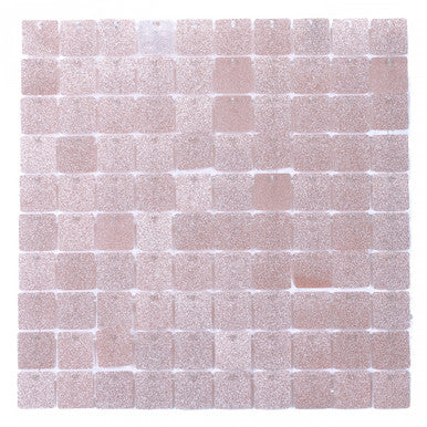 30x30cm Glitter Finish Sequin Wall Panel - Glitter Rose Gold