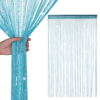 String Curtain Panel - Turquoise