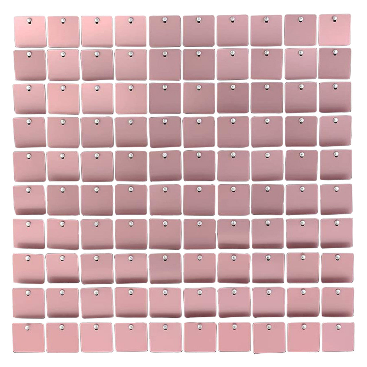 Square Sequin Wall Backdrop Panels - Matt Pink