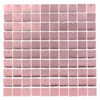 Square Sequin Wall Backdrop Panels - Matt Pink