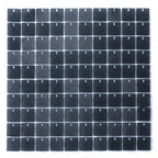 30x30cm Glitter Finish Sequin Wall Panel - Black