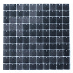 30x30cm Glitter Finish Sequin Wall Panel - Black
