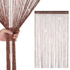 String Curtain Panel - Dark Burgundy