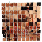 Square Sequin Wall Backdrop Panels - Rose Gold