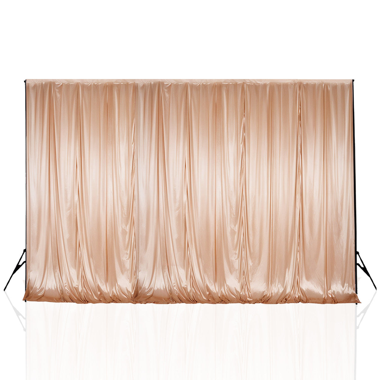 100GSM Ice Silk Photography Backdrop (No Swag) - Rose Gold