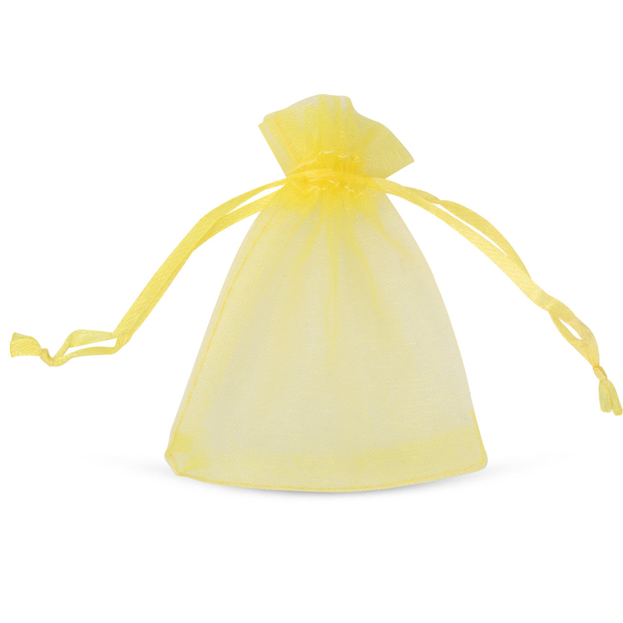 Organza Bags - 7cm x 9cm - 100pcs - Yellow