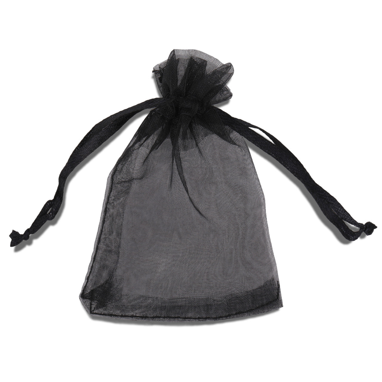 Organza Bags - 7cm x 9cm - 100pcs - Black