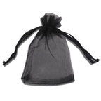 Organza Bags - 7cm x 9cm - 100pcs - Black