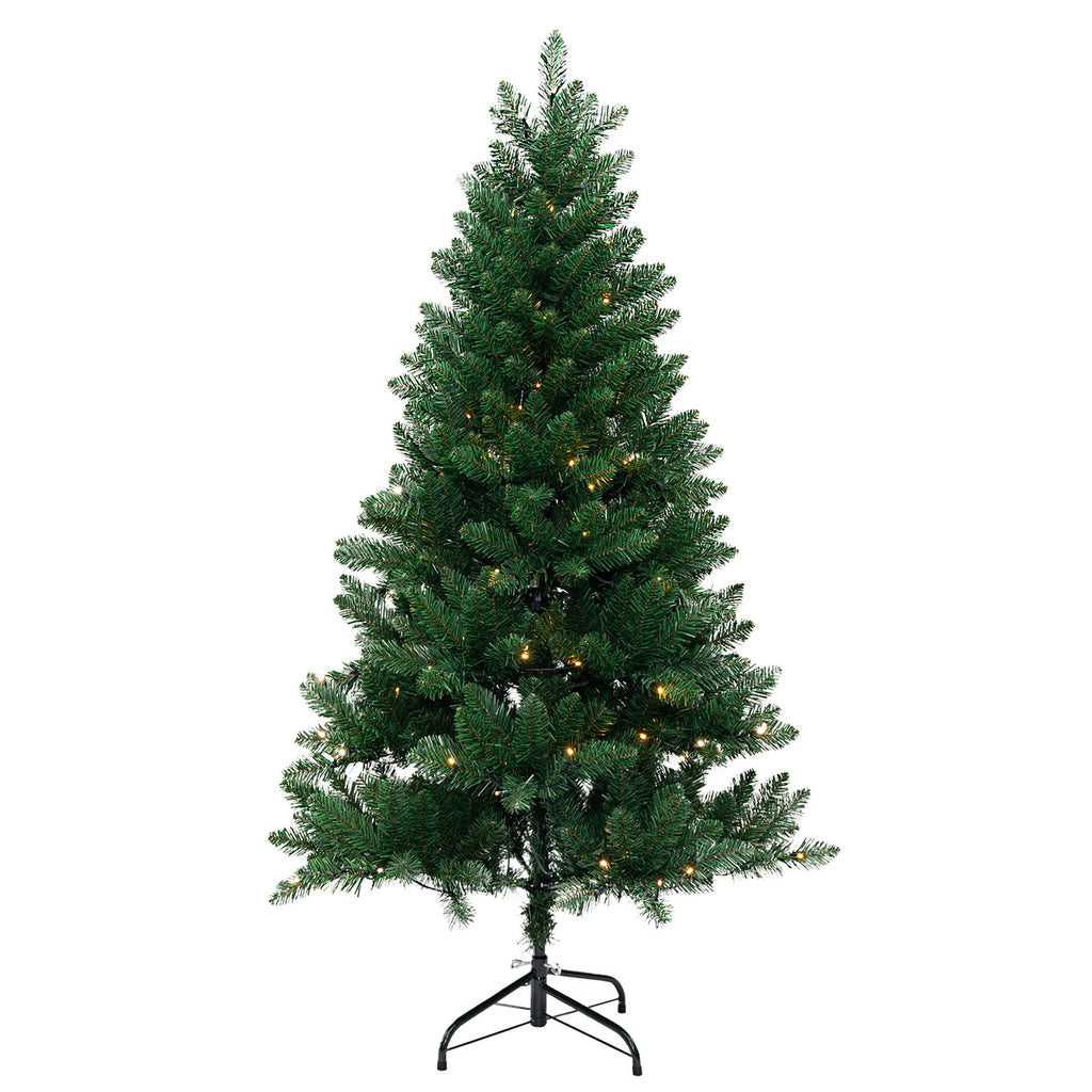 Evergreen Christmas Tree with Warm White Lights - 4ft/5ft/6ft