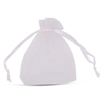 Organza Bags - 7cm x 9cm - 100pcs - White