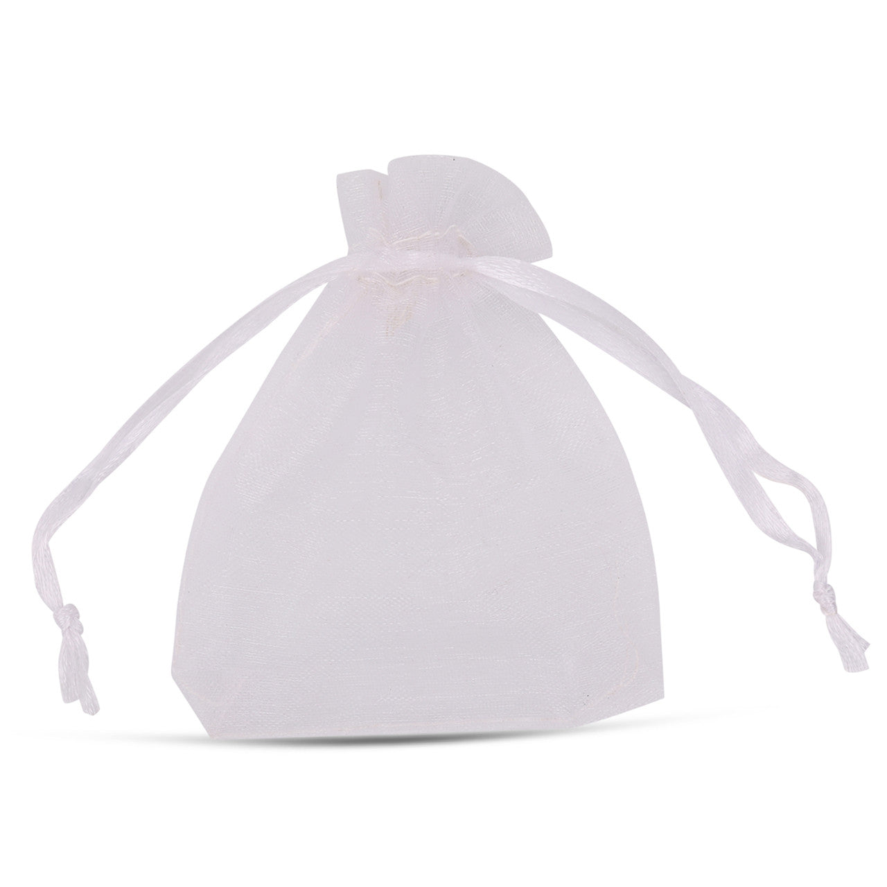 Organza Bags - 7cm x 9cm - 100pcs - White