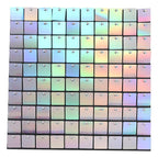 Square Sequin Wall Backdrop Panels - Rainbow