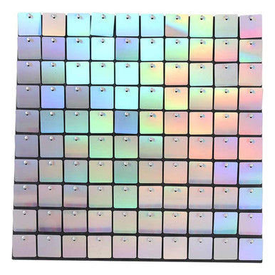 Square Sequin Wall Backdrop Panels - Rainbow