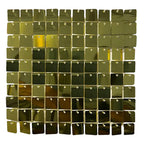 30x30cm Sequin Wall Panel - Gold