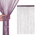 String Curtain Panel - Dark Purple