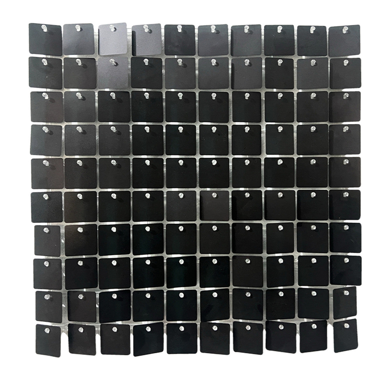 30x30cm Sequin Square Backdrop - Black