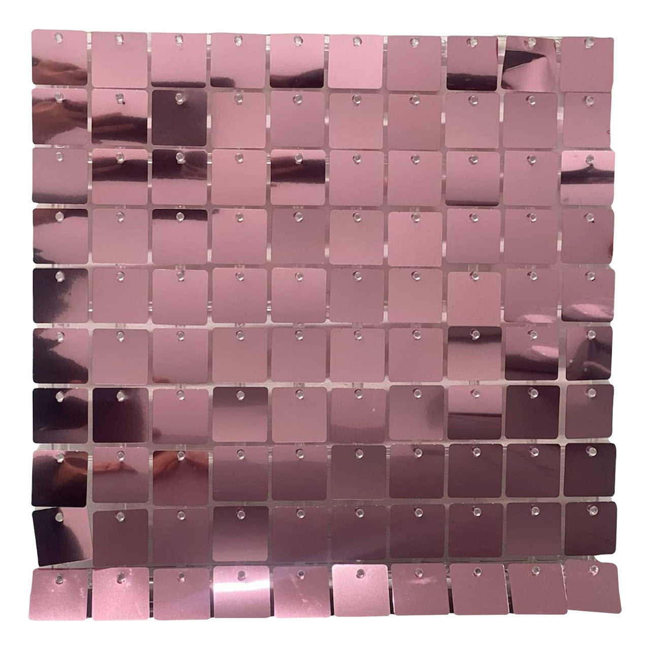 Square Sequin Wall Backdrop Panels - Pink