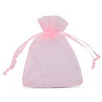 Organza Bags - 7cm x 9cm - 100pcs - Pink