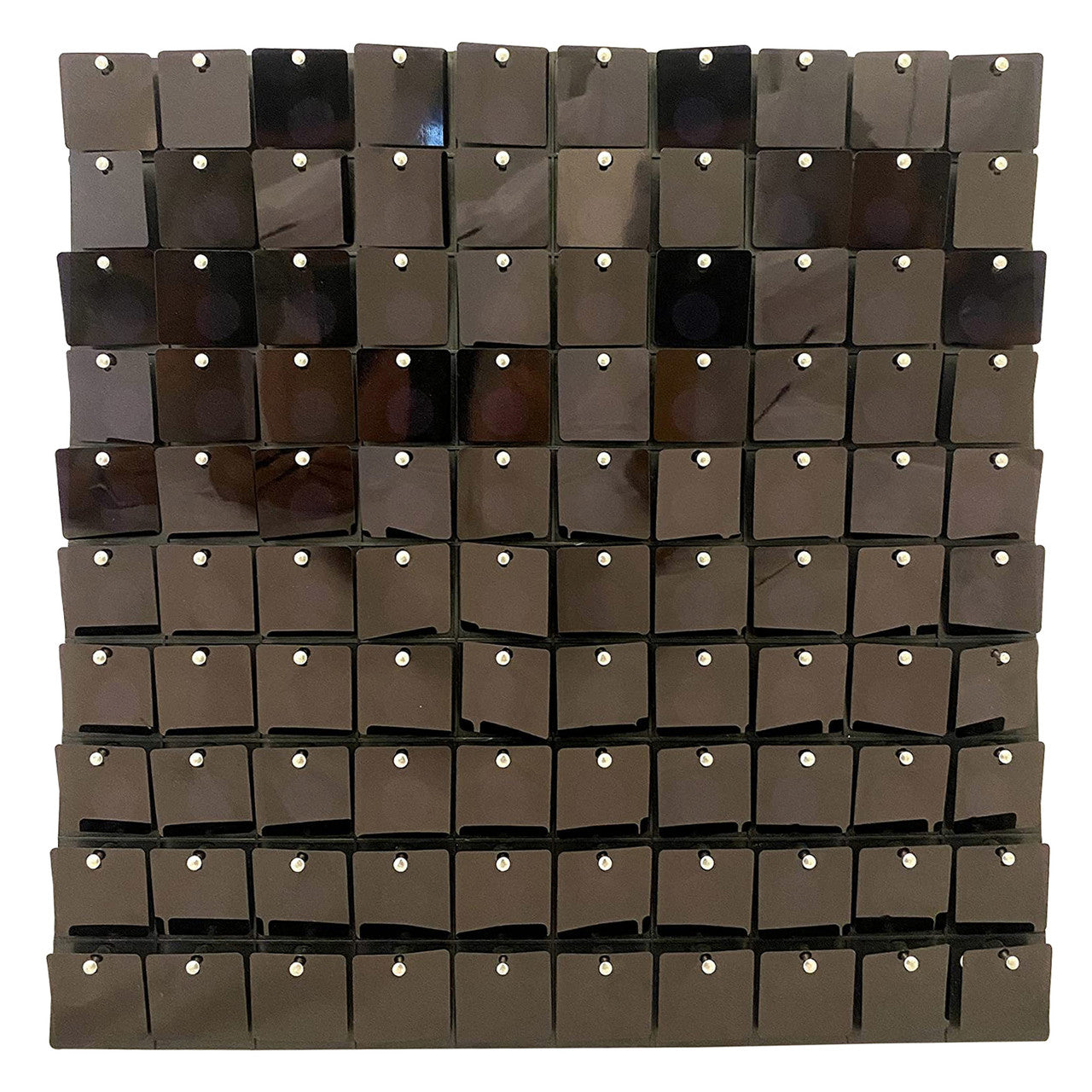 Square Sequin Wall Backdrop Panels - Black