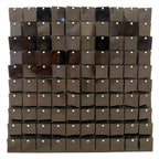 Square Sequin Wall Backdrop Panels - Black