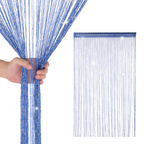 String Curtain Panel - Royal Blue