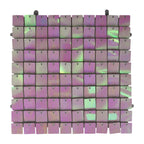 Square Sequin Wall Backdrop Panels - Iridescent