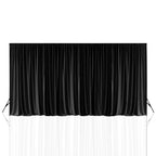 150GSM Ice Silk Photography Backdrop (No Swag) - Black
