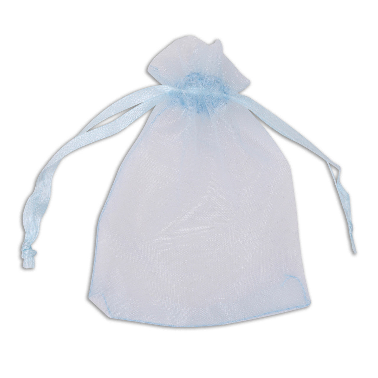 Organza Bags - 7cm x 9cm - 100pcs - Blue