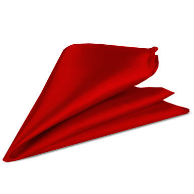 Pocket Square Handkerchief - Dark Red