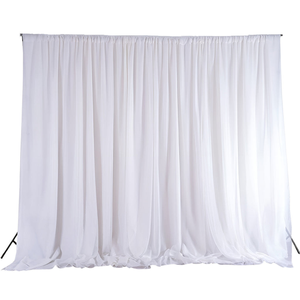 100GSM Ice Silk Photography Backdrop (No Swag) - White