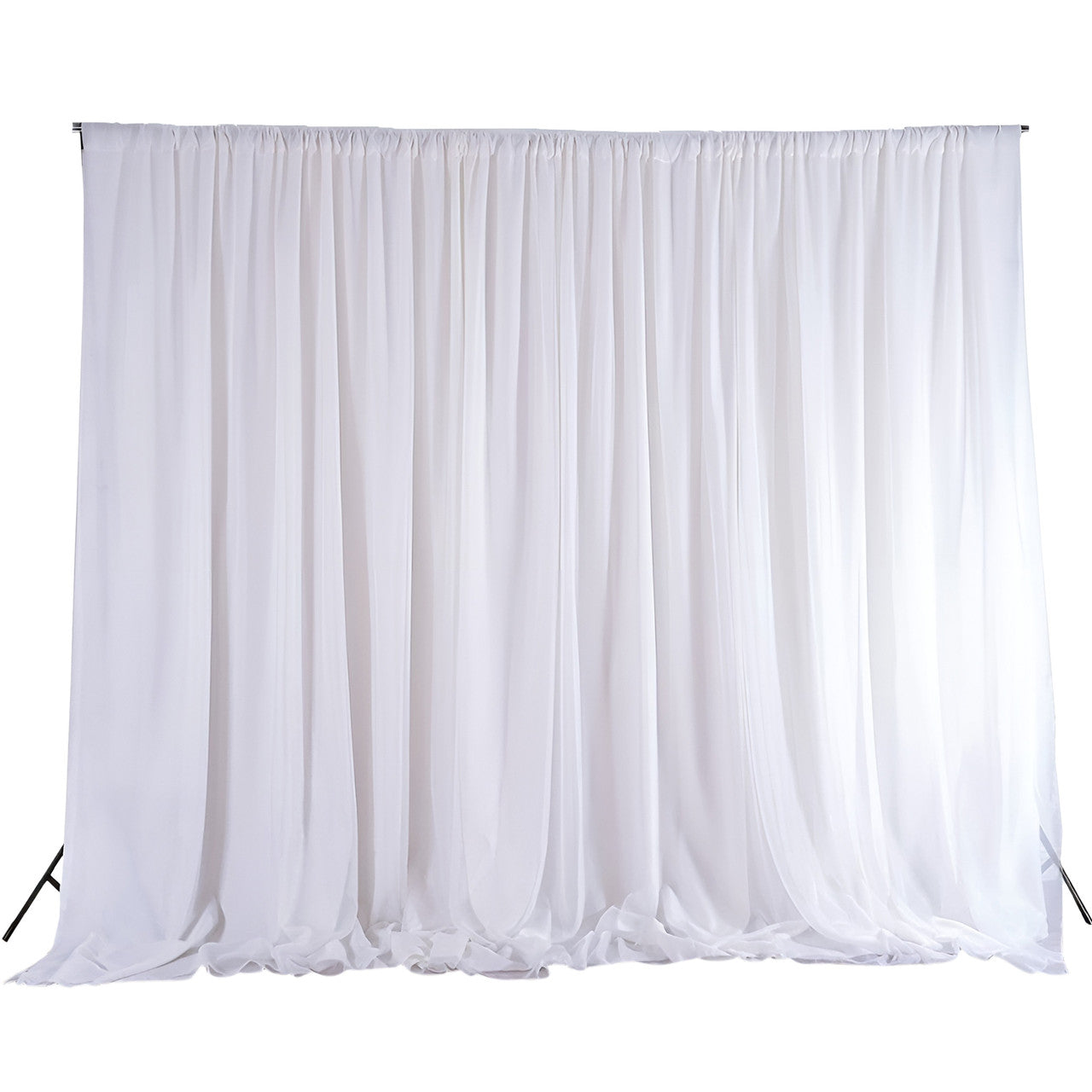 100GSM Ice Silk Photography Backdrop (No Swag) - White