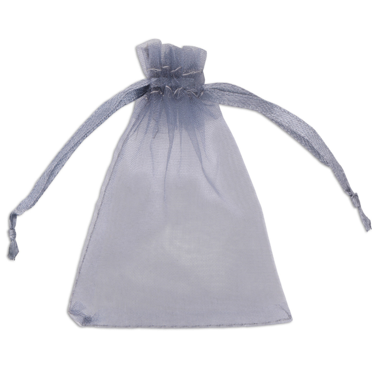Organza Bags - 7cm x 9cm - 100pcs - Grey