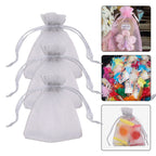 Organza Bags - 7cm x 9cm - 100pcs - Silver