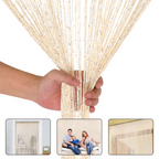 String Curtain Panel - Ivory