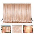 100GSM Ice Silk Photography Backdrop (No Swag) - Rose Gold