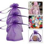 Organza Bags - 7cm x 9cm - 100pcs - Purple