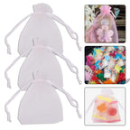 Organza Bags - 7cm x 9cm - 100pcs - White