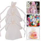 Organza Bags - 7cm x 9cm - 100pcs - Ivory