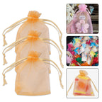 Organza Bags - 7cm x 9cm - 100pcs - Gold