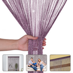 String Curtain Panel - Dark Purple